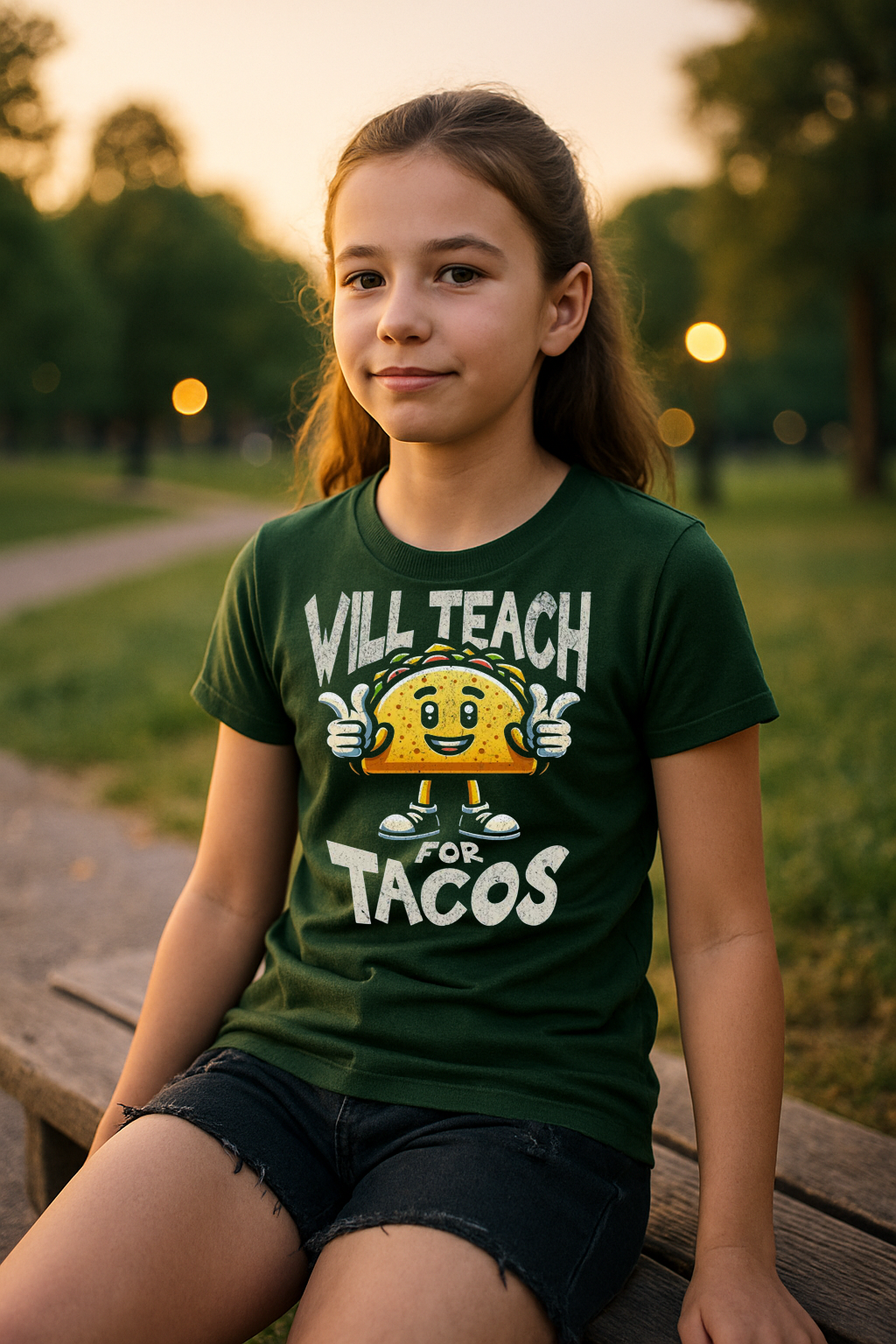 “Will Teach for Tacos” Graphic T-Shirt – Street-Smart Humor