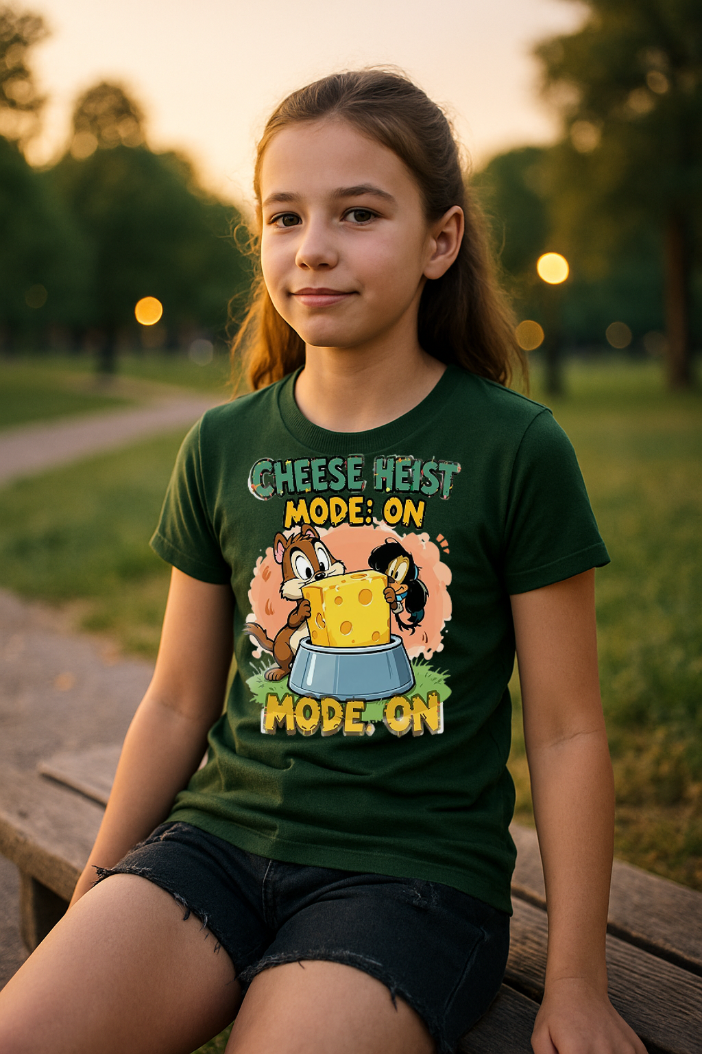 “Cheese Heist Mode: ON” – Ultimate Mischief Tee