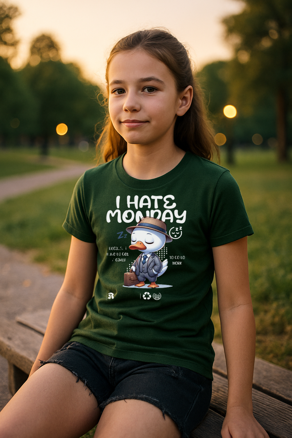"I Hate Monday" Kids Tee – Bold, Fun & Comfy!