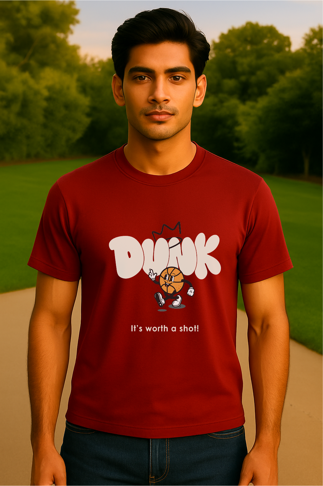 🏀 DUNK – It’s Worth a Shot! | Unisex Graphic Tee