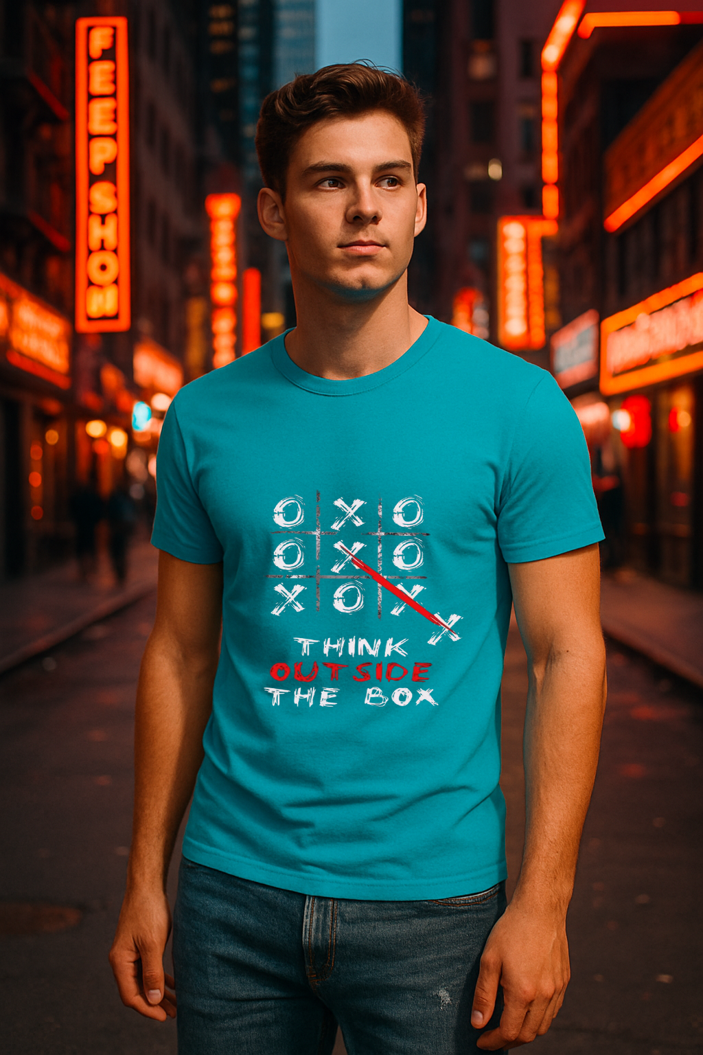 Think Outside The Box – Rebel Logic Tee