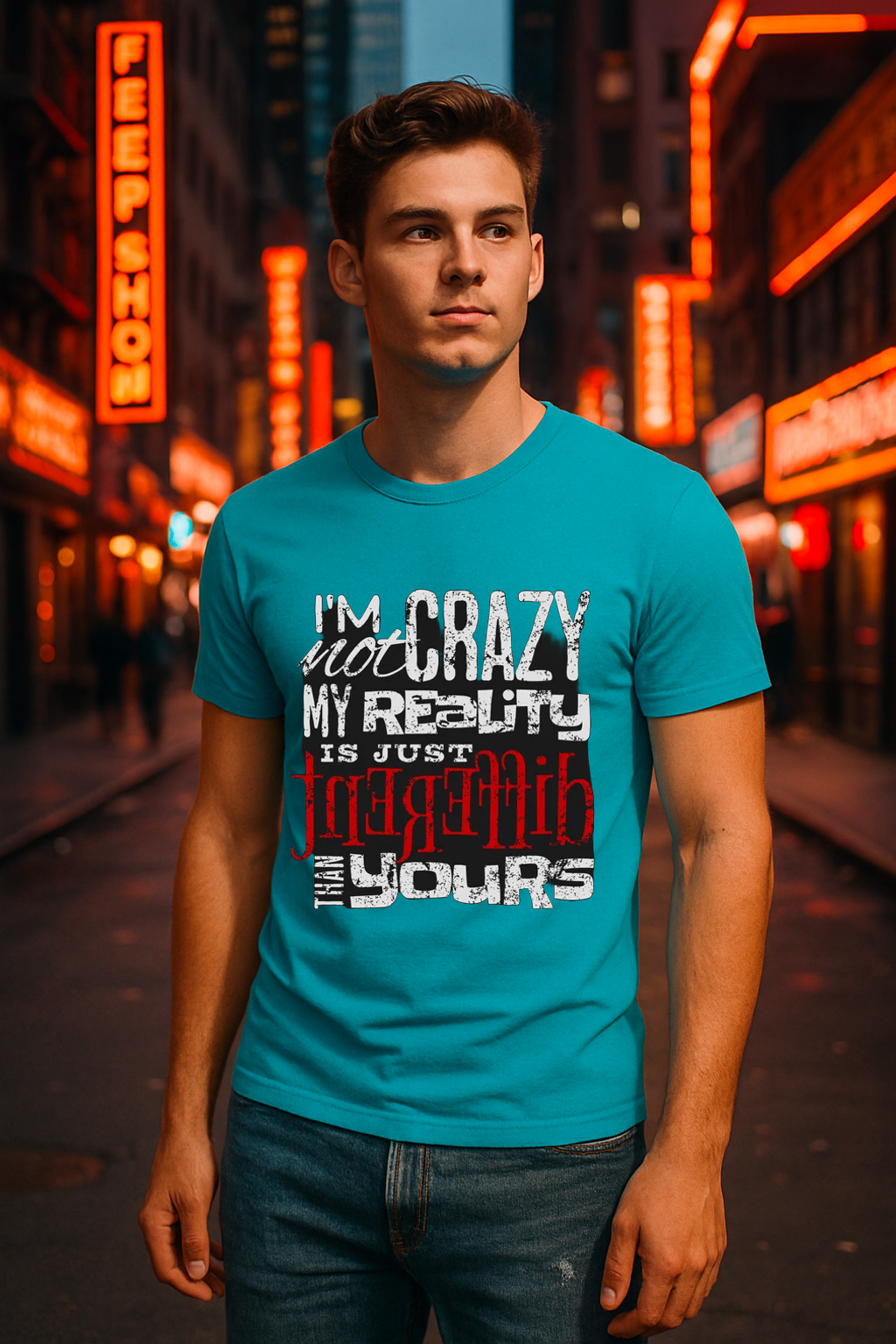 "Not Crazy – Just Wired Different" Tee