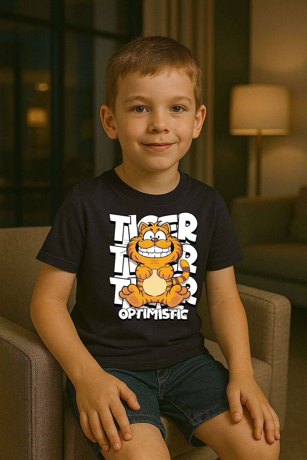 🐯 Tiger Trrr – Stay Pawsitive Tee 🌟