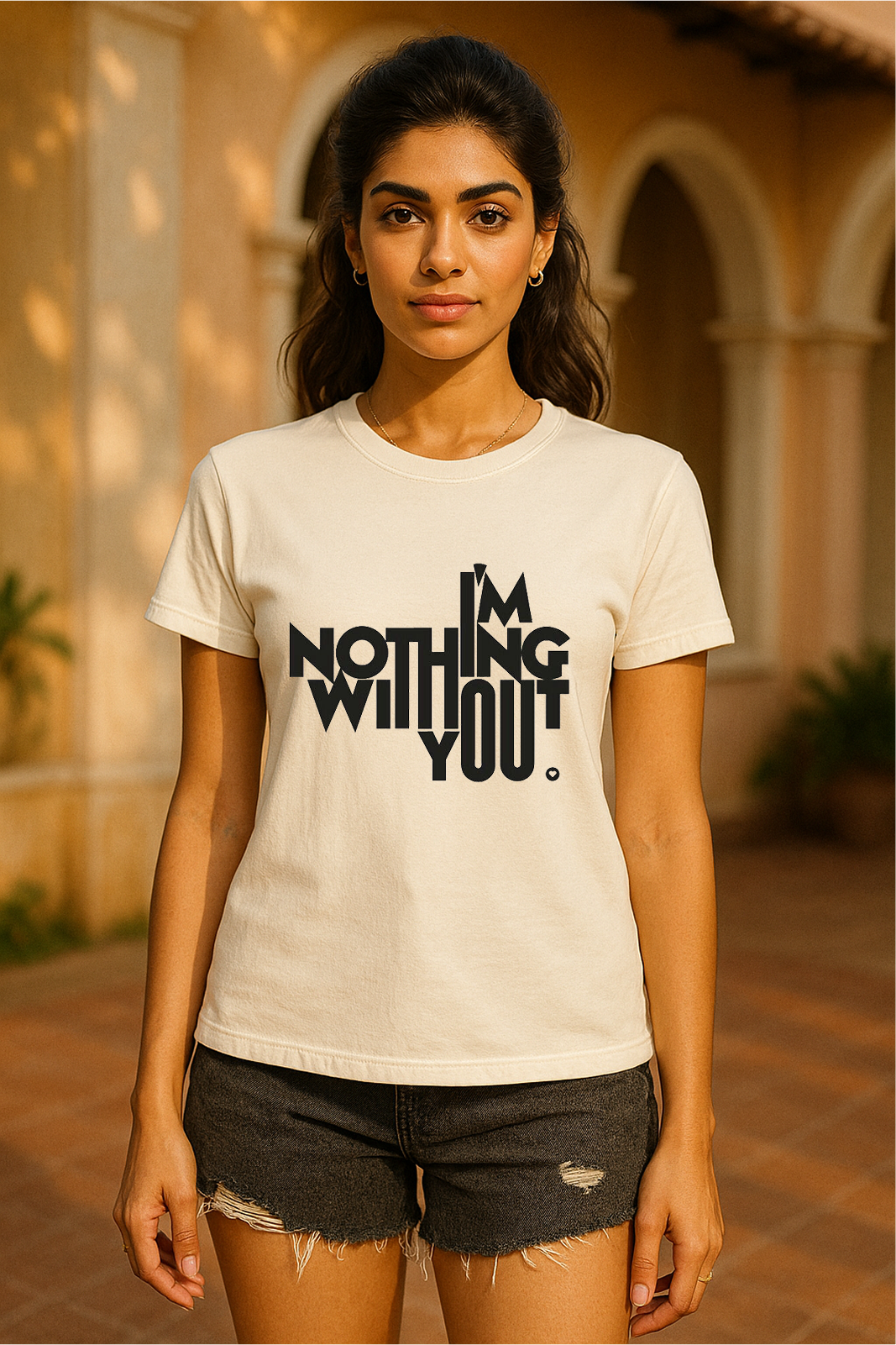Storm Brn Unisex Tee 💕 "I’m Nothing Without You" (See the Size Chart Before Choosing the Size 🚨)
