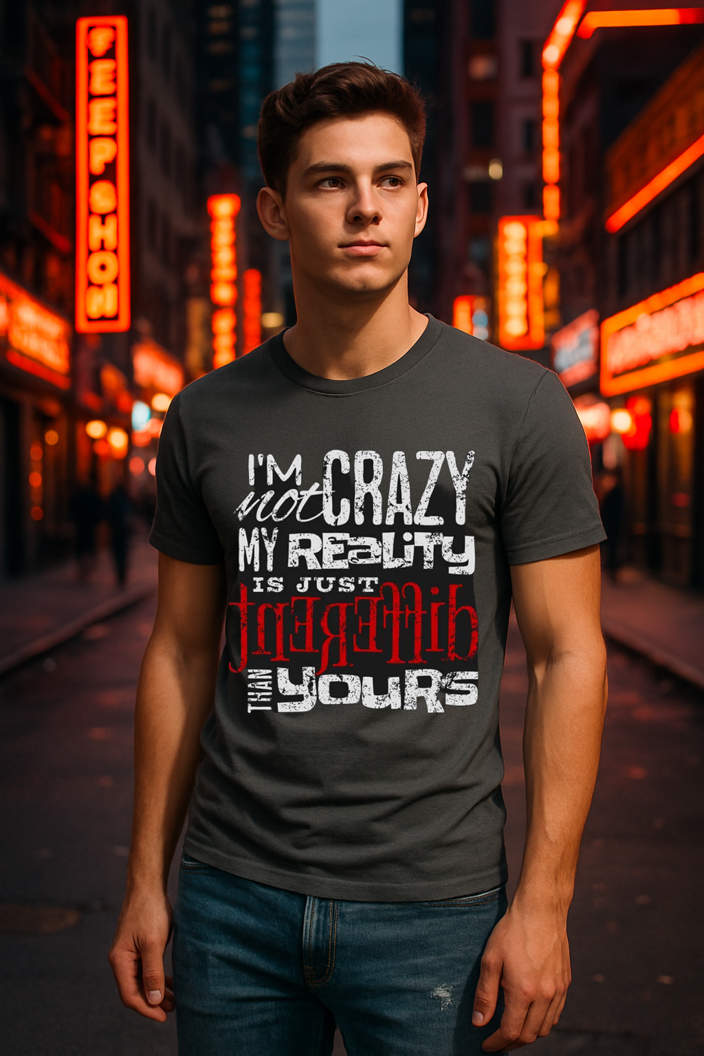 "Not Crazy – Just Wired Different" Tee