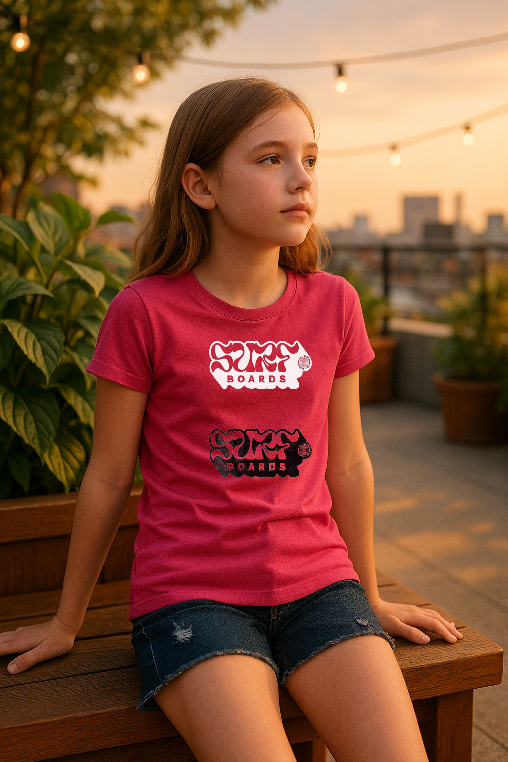 Surf Boards Vintage Logo Tee – Ride the Vibe