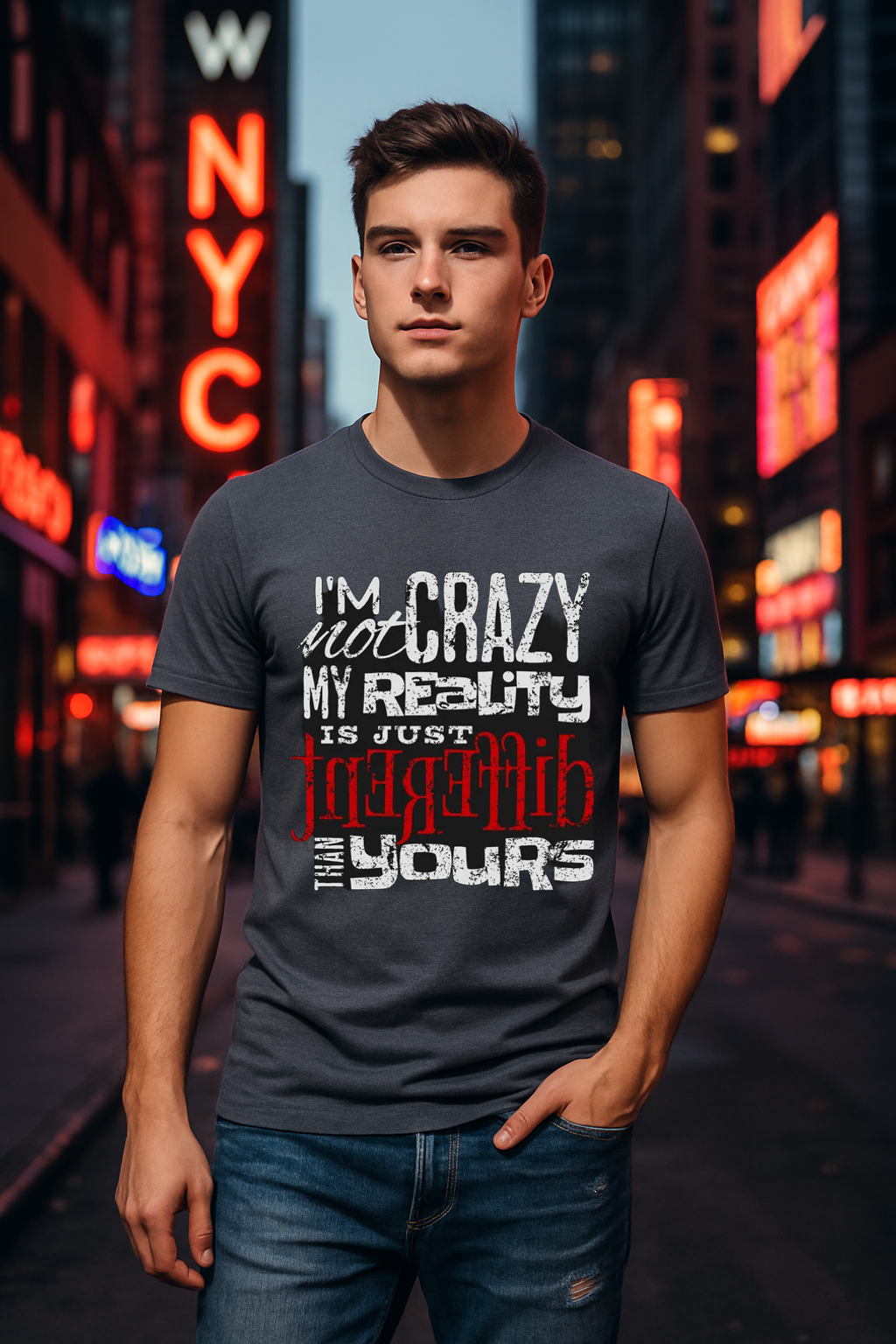 "Not Crazy – Just Wired Different" Tee