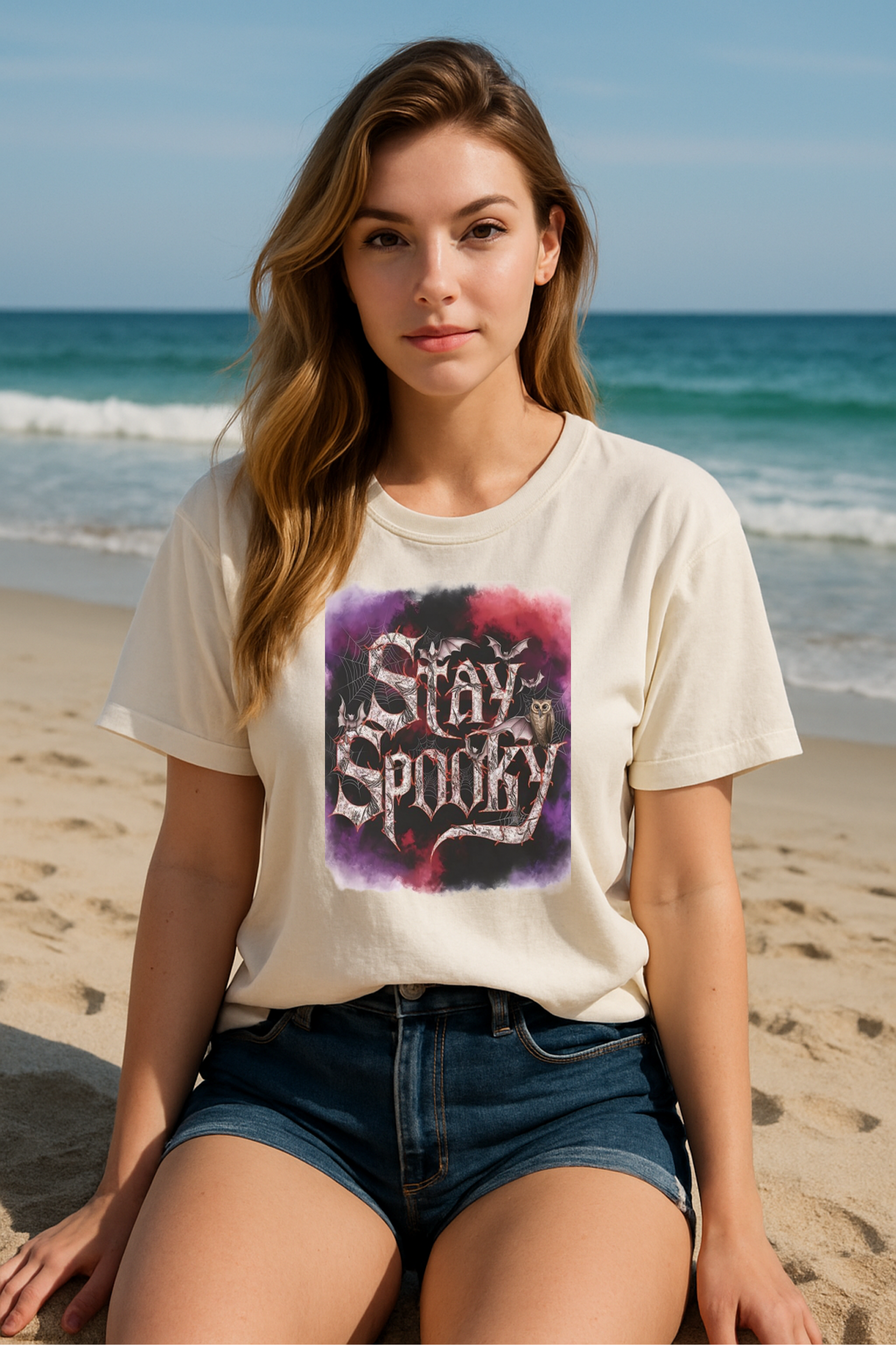 “Stay Spooky” Graphic Tee – Chill Vibes, Bold Attitude