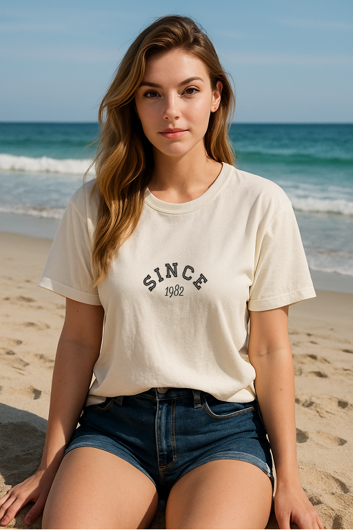 "Heritage Tee – Timeless Since 1982"