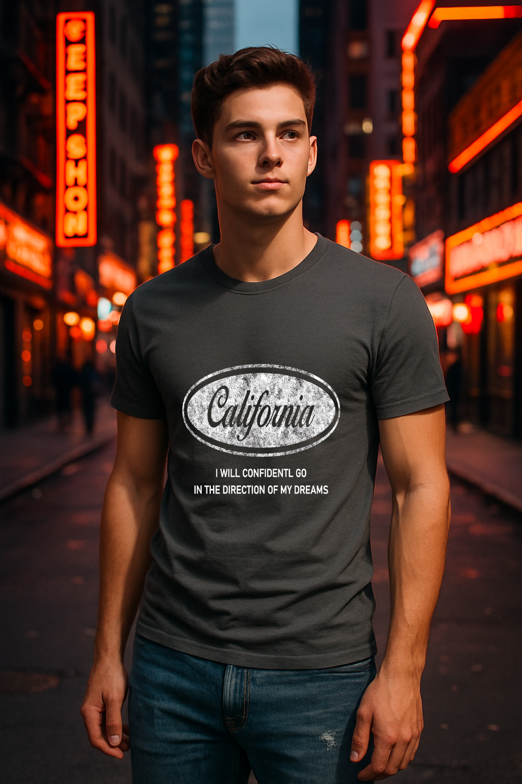 Vintage California Dream Tee – Unisex | All Sizes | Minimalist Inspiration