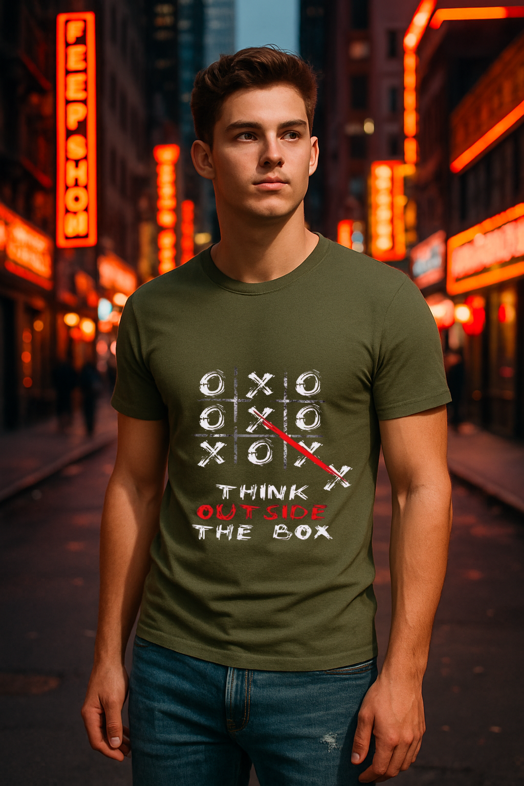 Think Outside The Box – Rebel Logic Tee