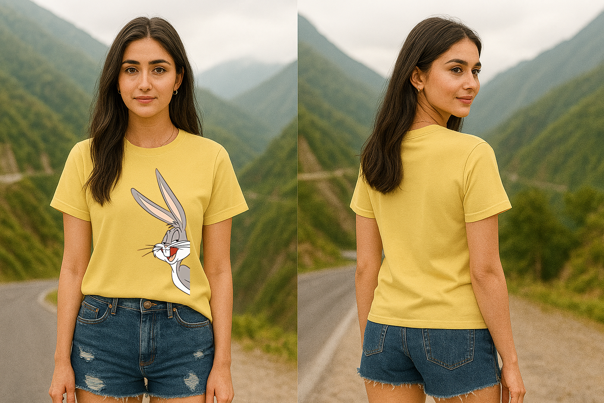 Storm Brn 🐰 Bugs Bunny Vibe Tee (Unisex | See the size chart before choosing the size)
