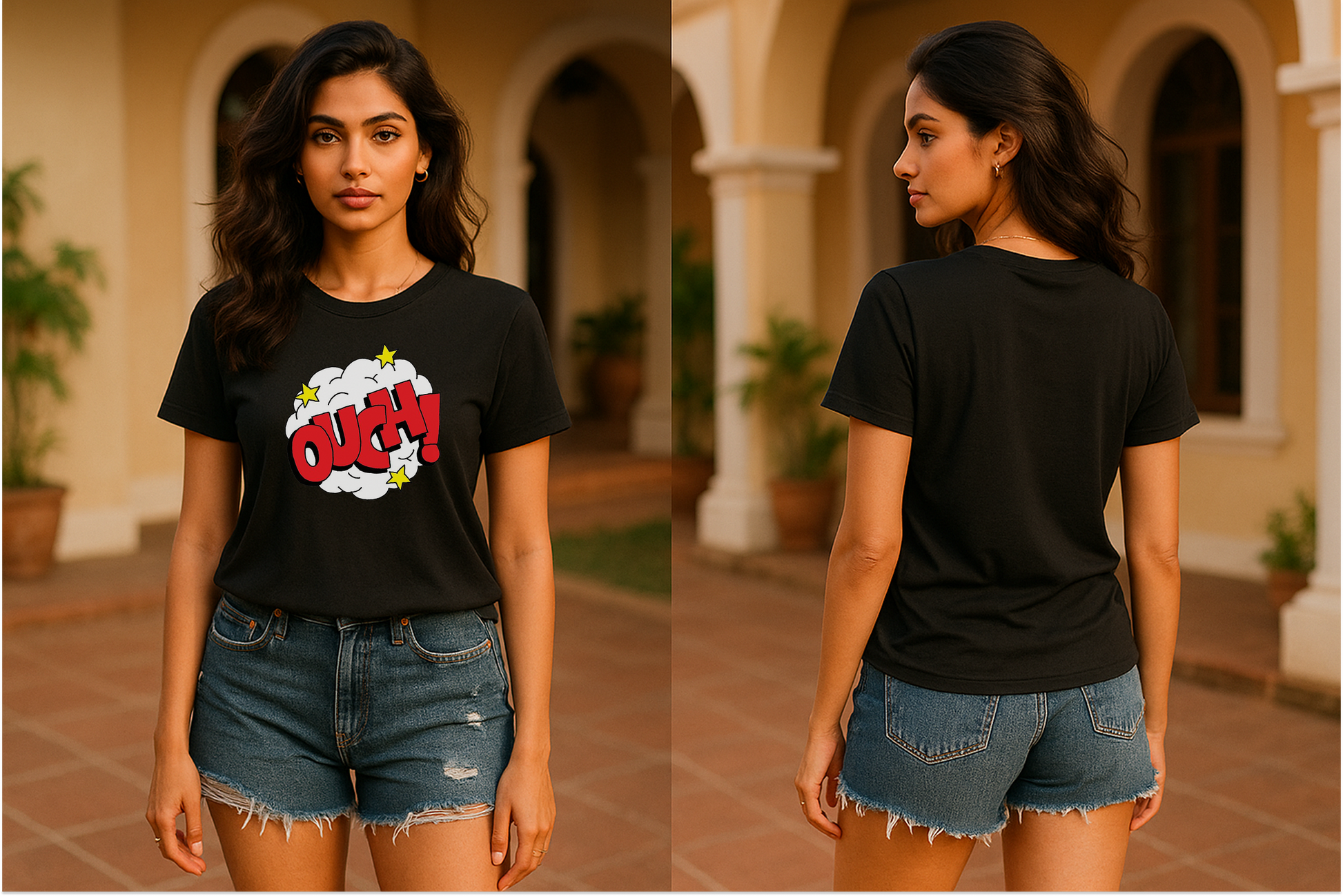 Storm Brn 💥 OUCH! Comic Pop Tee (See the size chart)