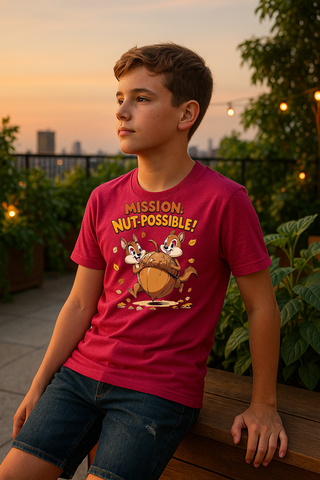 Mission: Nut-Possible! – Chip and Dale Adventure Tee