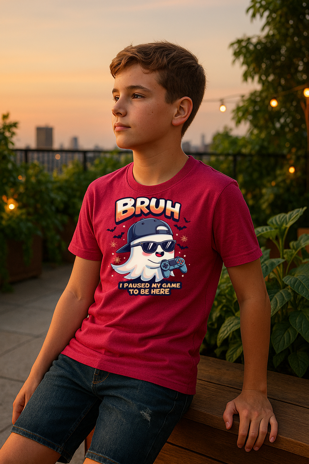 Limited Edition “BRUH” Gamer Tee – Ultra-Soft Luxe Cotton