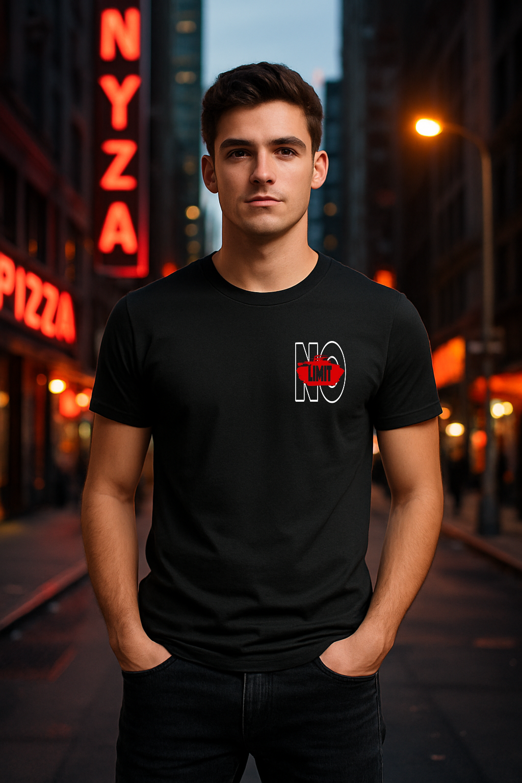 🔥 No Limit Unisex Tee – Premium 100% Cotton Comfort 💪