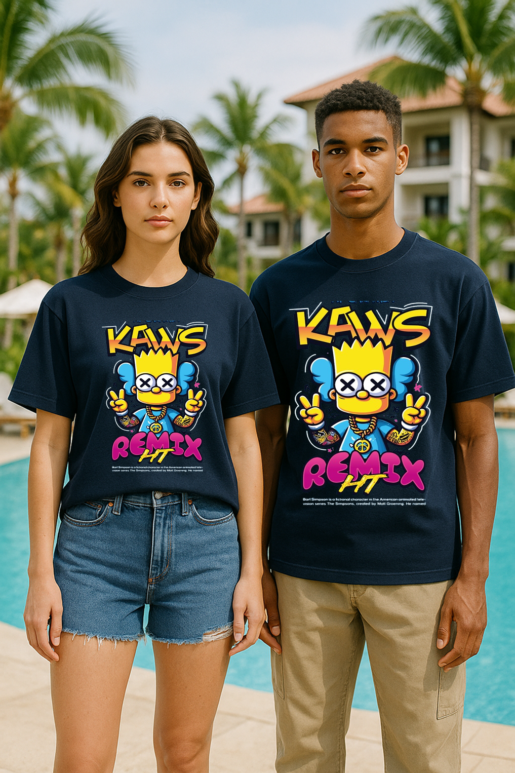 KAWS Remix Oversized Tee – Art Meets Street Vibe