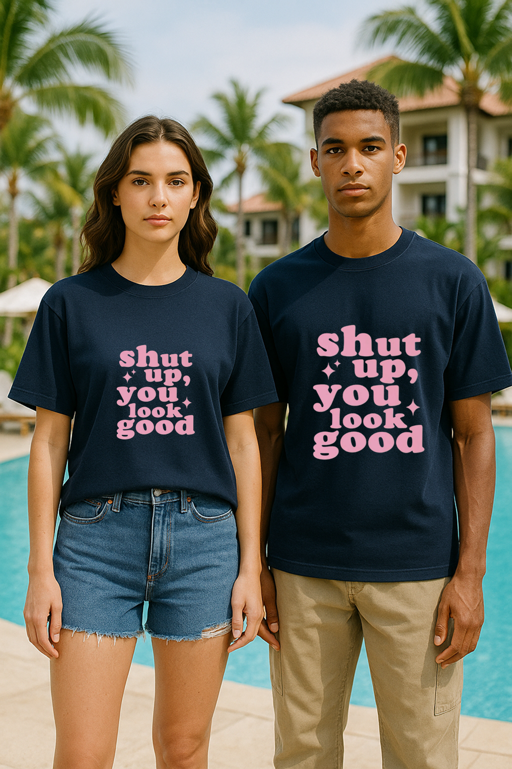 Shut Up, You Look Good” – Oversized Confidence Tee