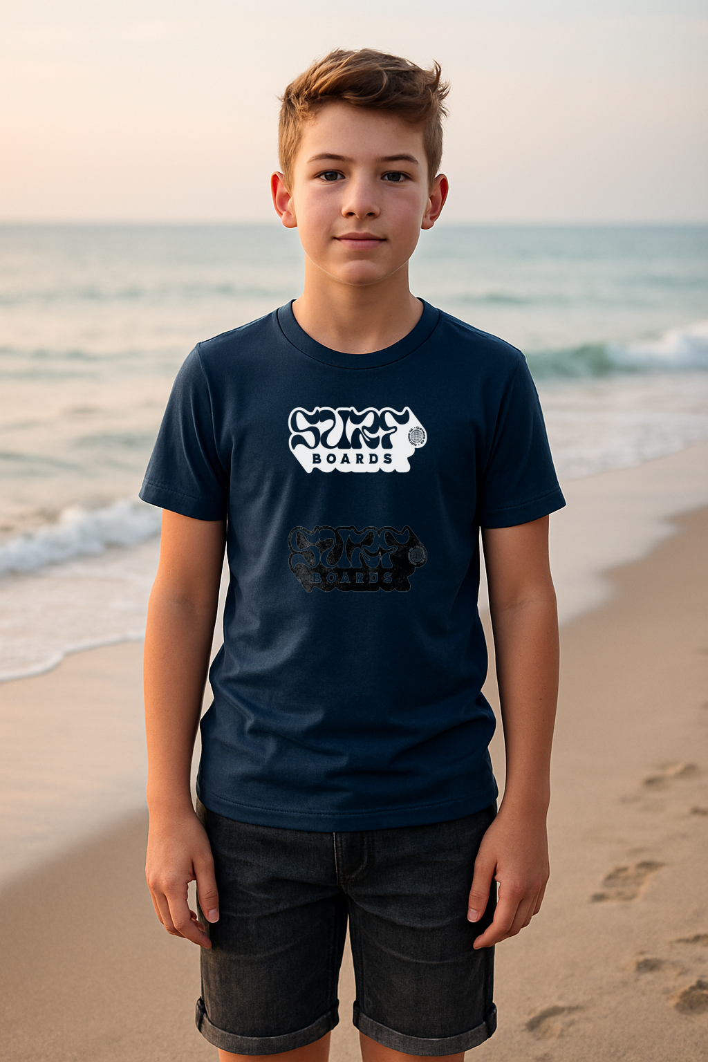 Surf Boards Vintage Logo Tee – Ride the Vibe