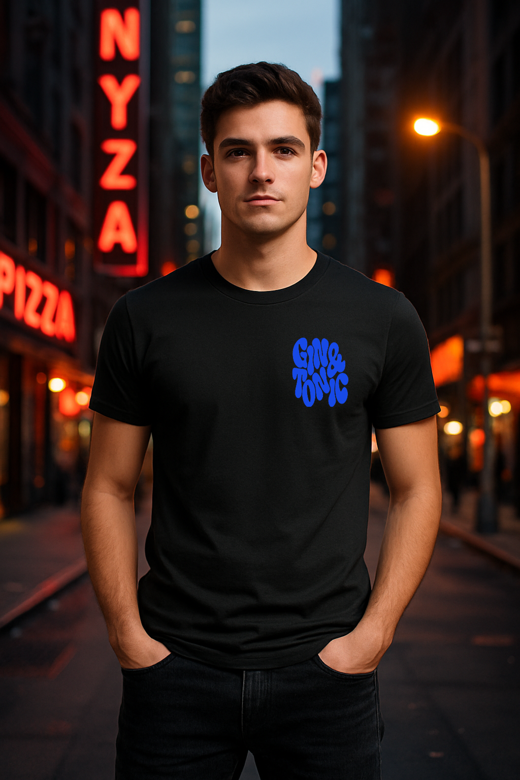 🔥 Give & Tonic Graphic Tee – Urban Cool for Teen & Adult 🌆