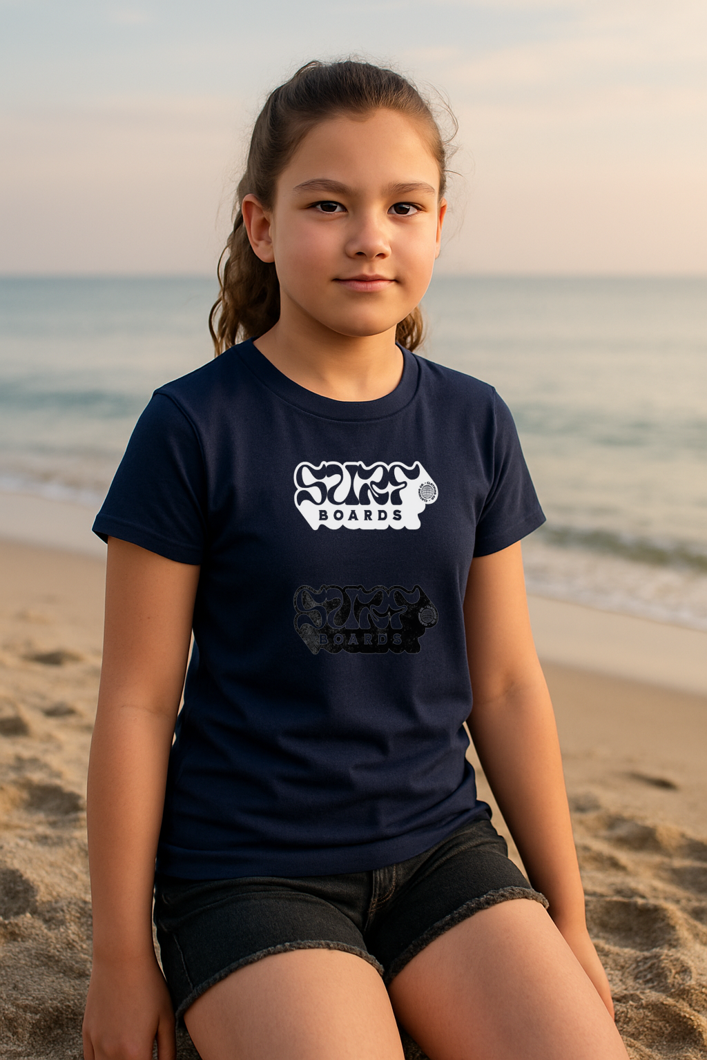 Surf Boards Vintage Logo Tee – Ride the Vibe