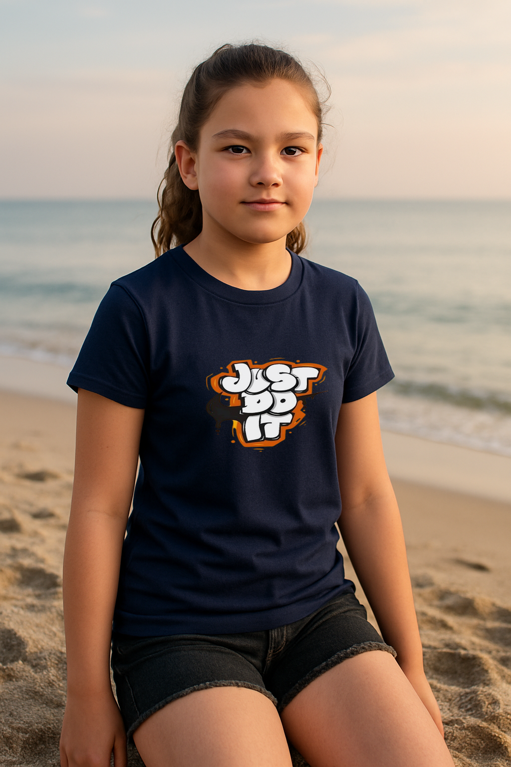 Just Do It Graffiti Tee – Fearless Style for Fearless Kids