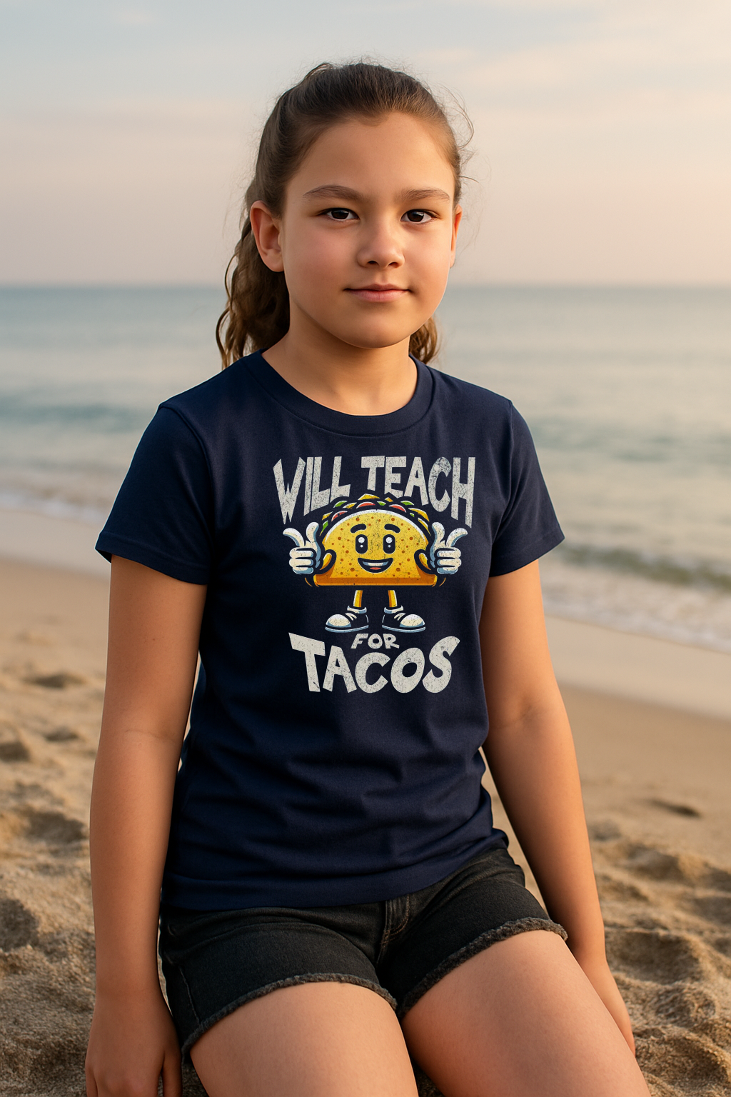 “Will Teach for Tacos” Graphic T-Shirt – Street-Smart Humor