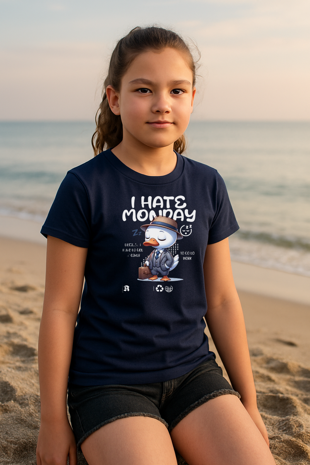 "I Hate Monday" Kids Tee – Bold, Fun & Comfy!