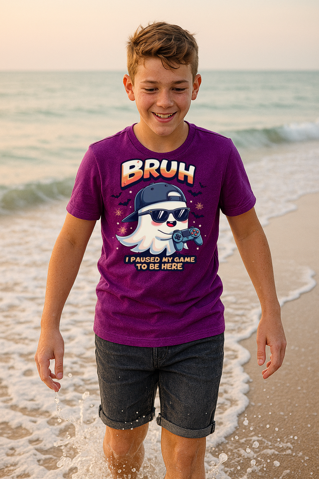 Limited Edition “BRUH” Gamer Tee – Ultra-Soft Luxe Cotton