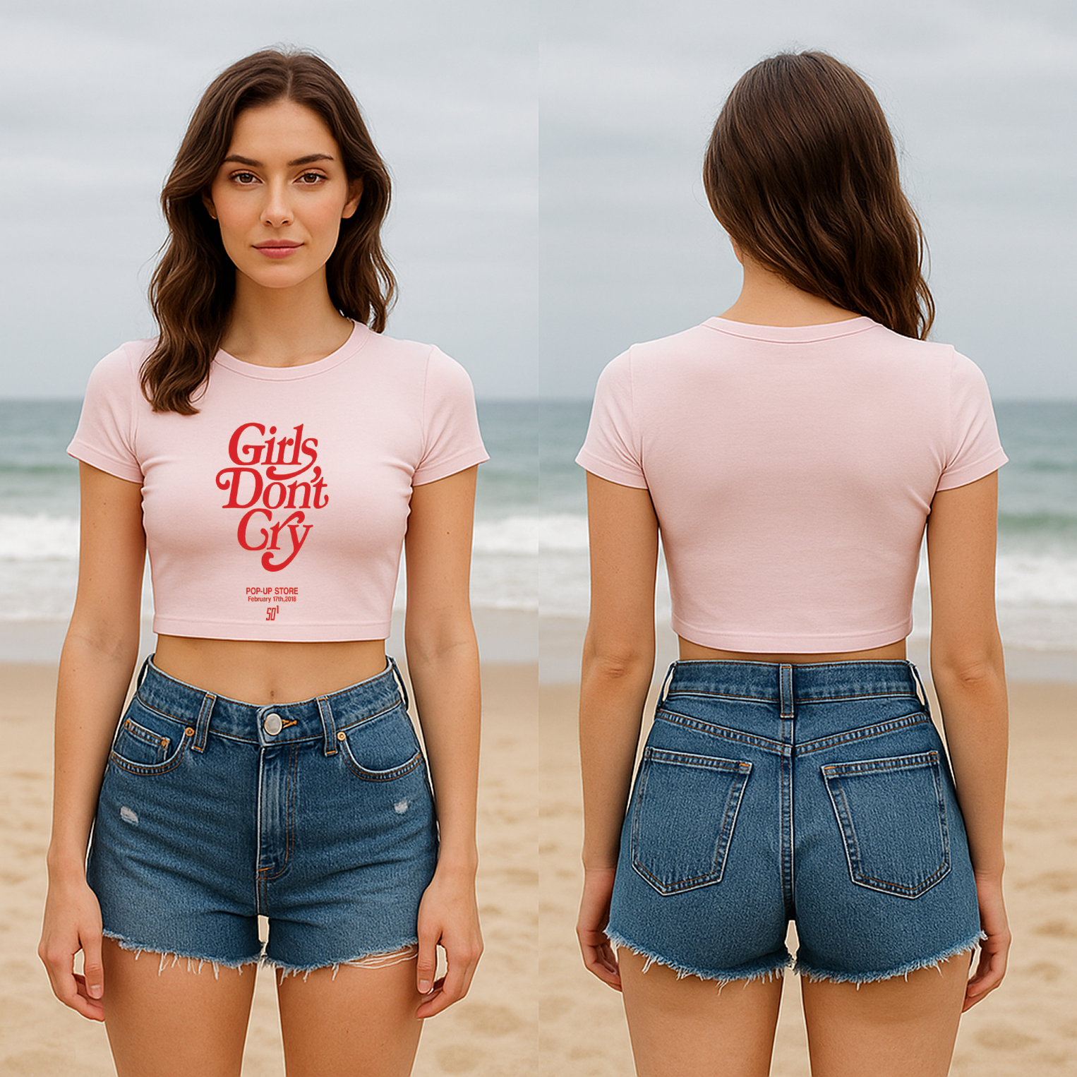 Girls Don’t Cry – Premium Ring-Spun Cotton Crop Tee