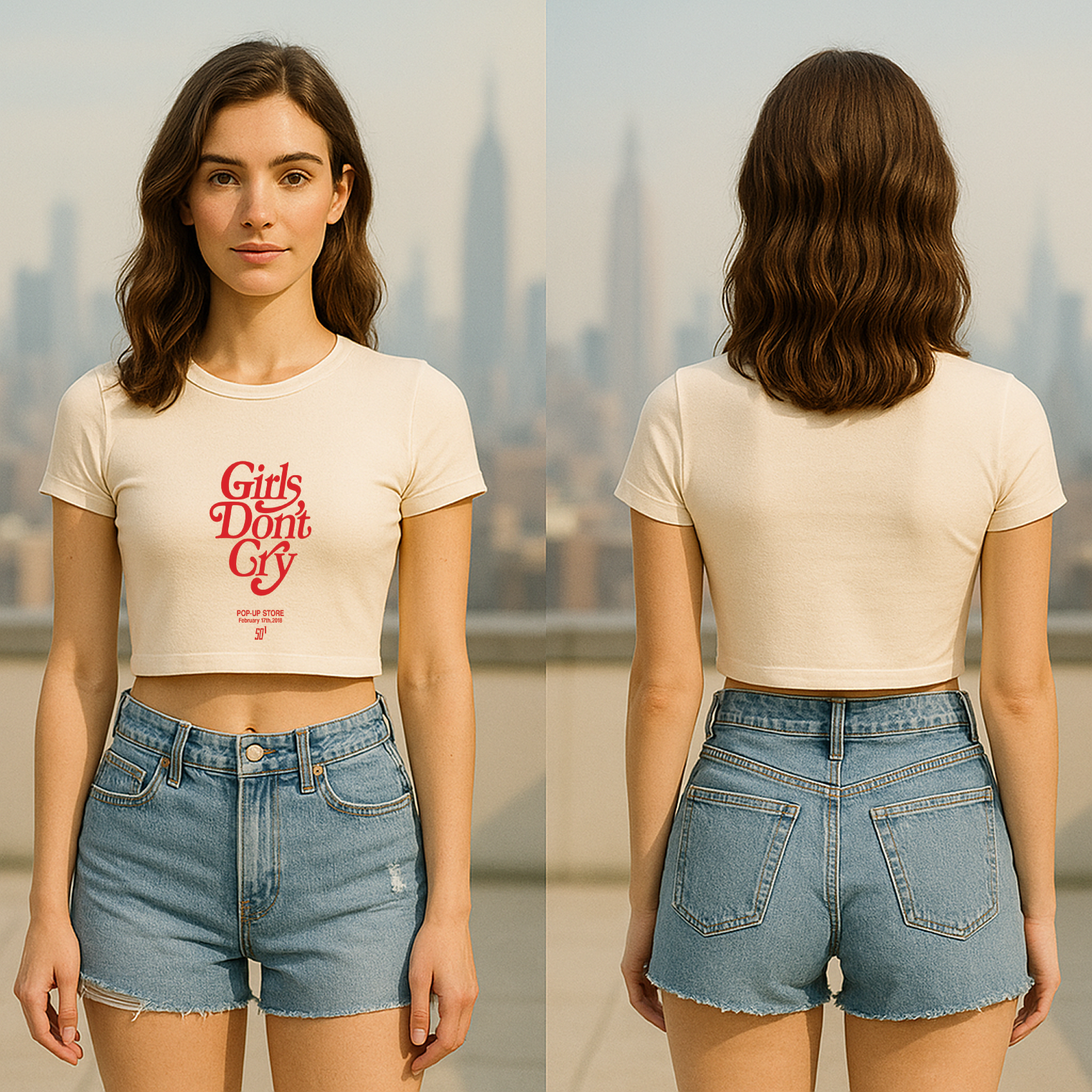 Girls Don’t Cry – Premium Ring-Spun Cotton Crop Tee