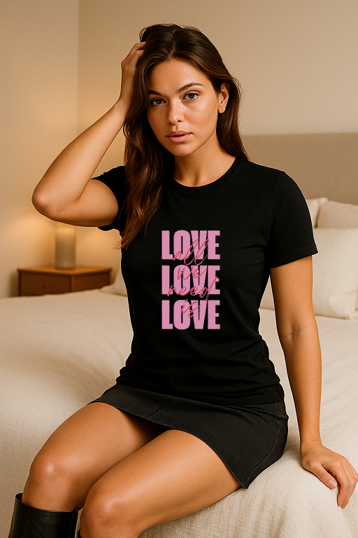 “All We Need Is Love” Statement Tee – A Bold Manifesto of the Heart