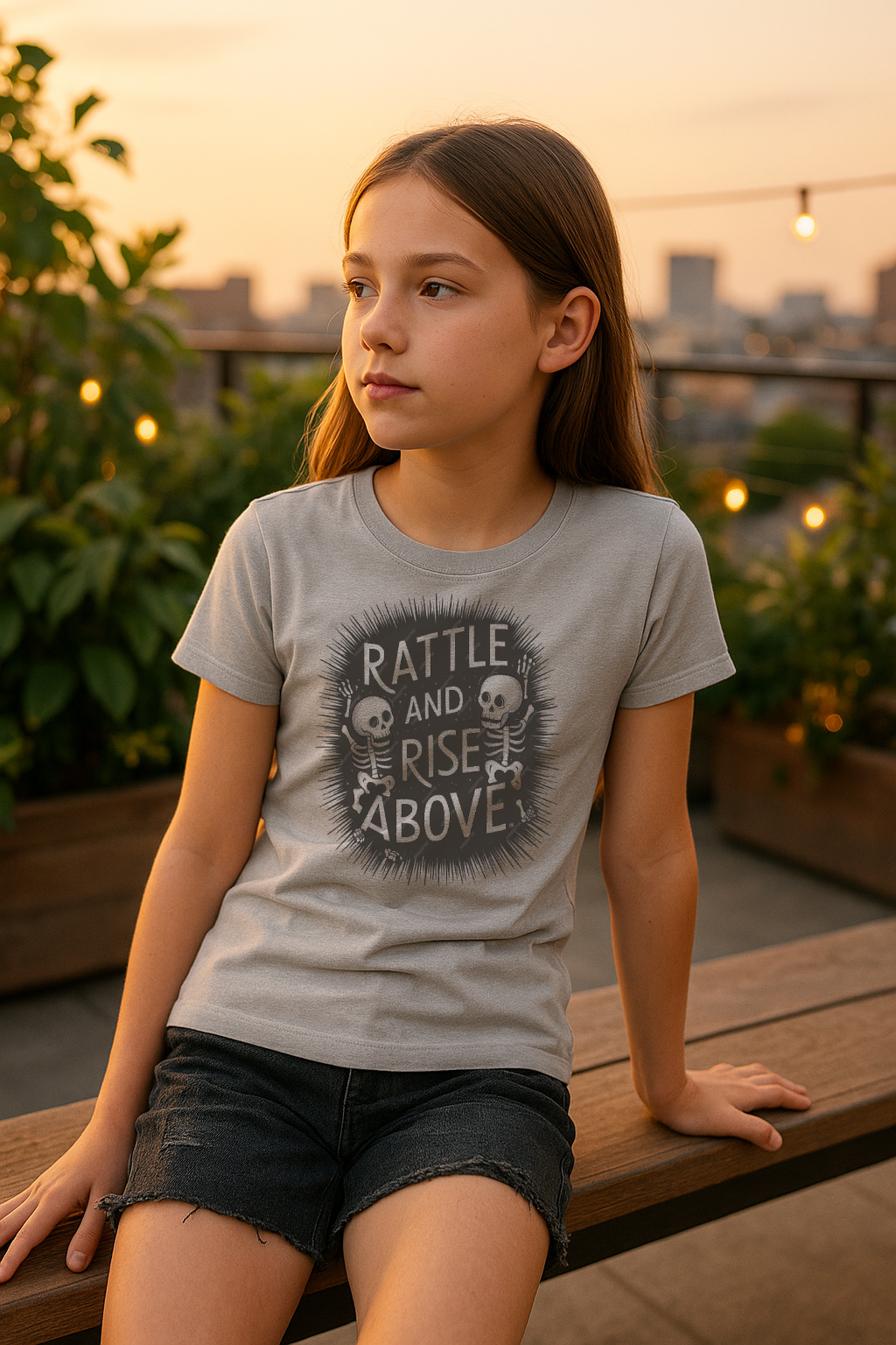 Rattle and Rise Above – Bold Attitude Tee