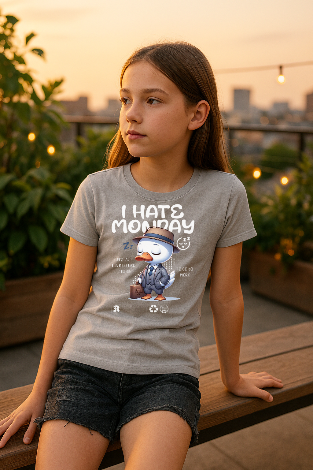 "I Hate Monday" Kids Tee – Bold, Fun & Comfy!