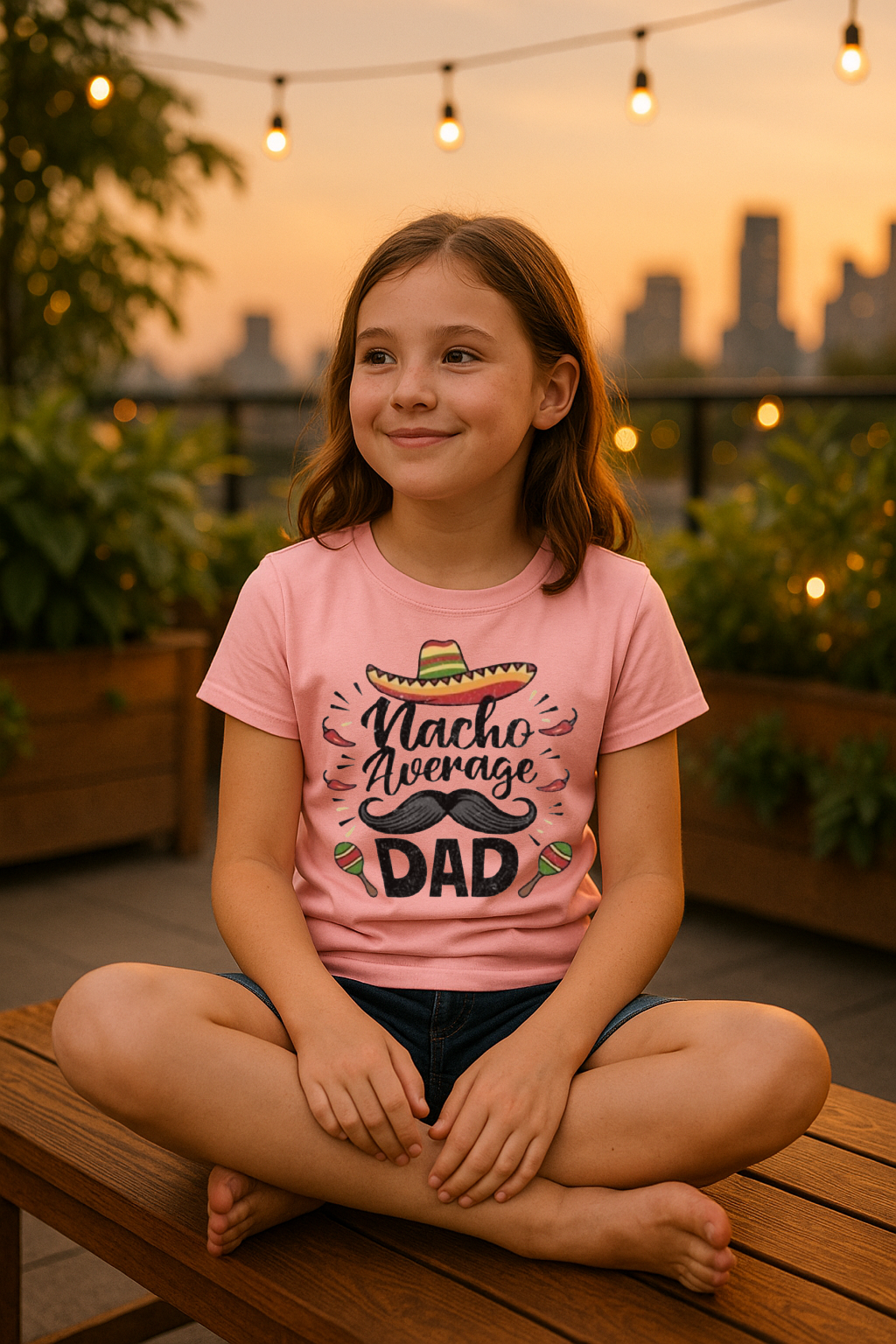 🌶️ “Nacho Average Dad” Funny Fiesta Tee 🎉