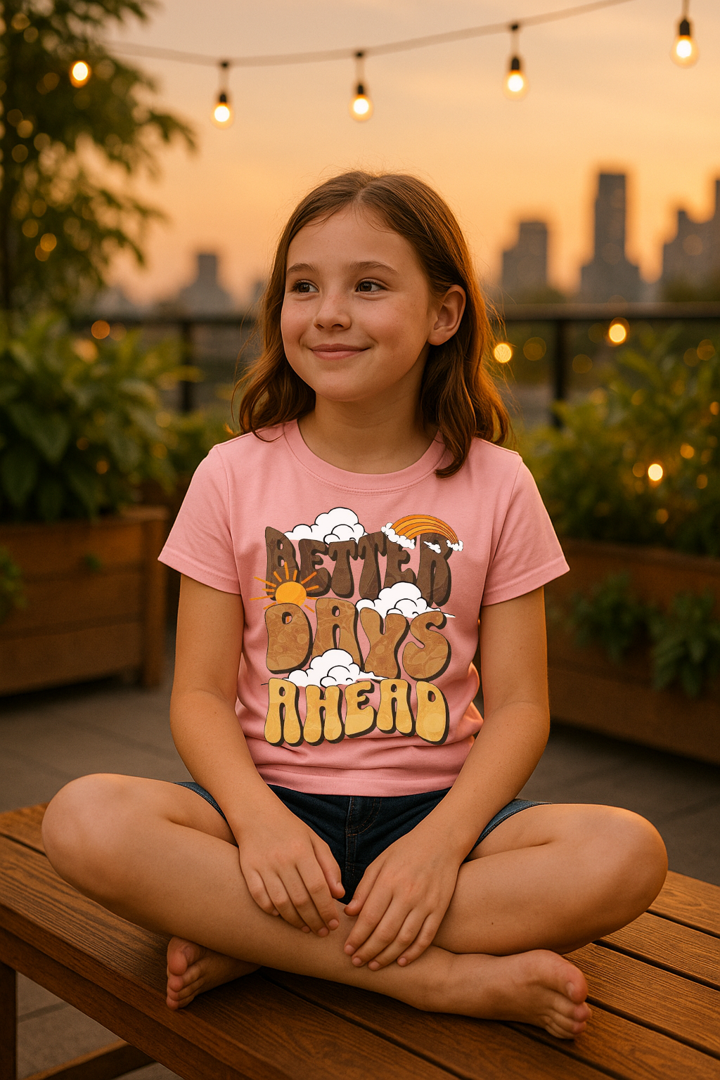 Better Days Ahead Tee – Sunshine, Hope & Retro Vibes