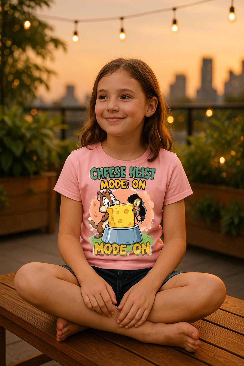 “Cheese Heist Mode: ON” – Ultimate Mischief Tee