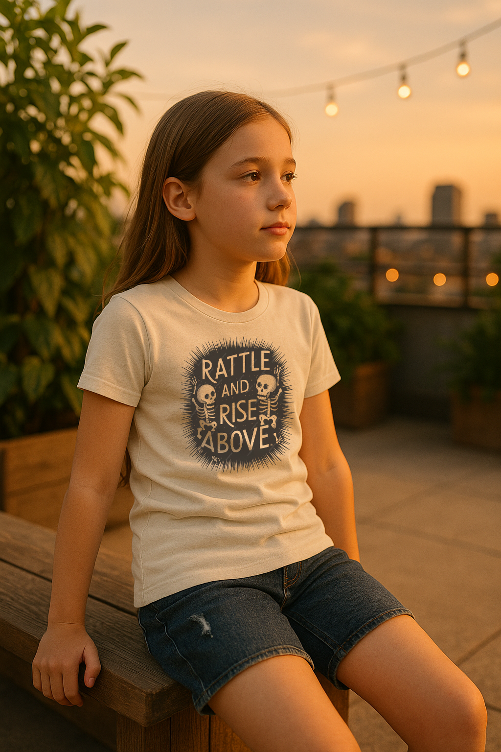 Rattle and Rise Above – Bold Attitude Tee