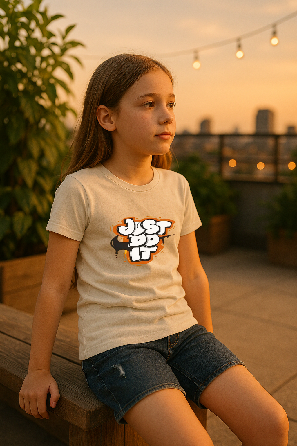 Just Do It Graffiti Tee – Fearless Style for Fearless Kids