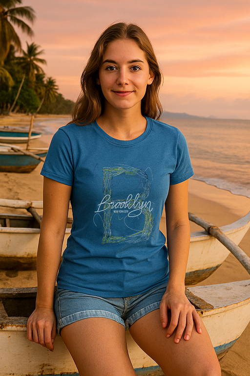 Brooklyn Scribble B – Urban Street Art Tee