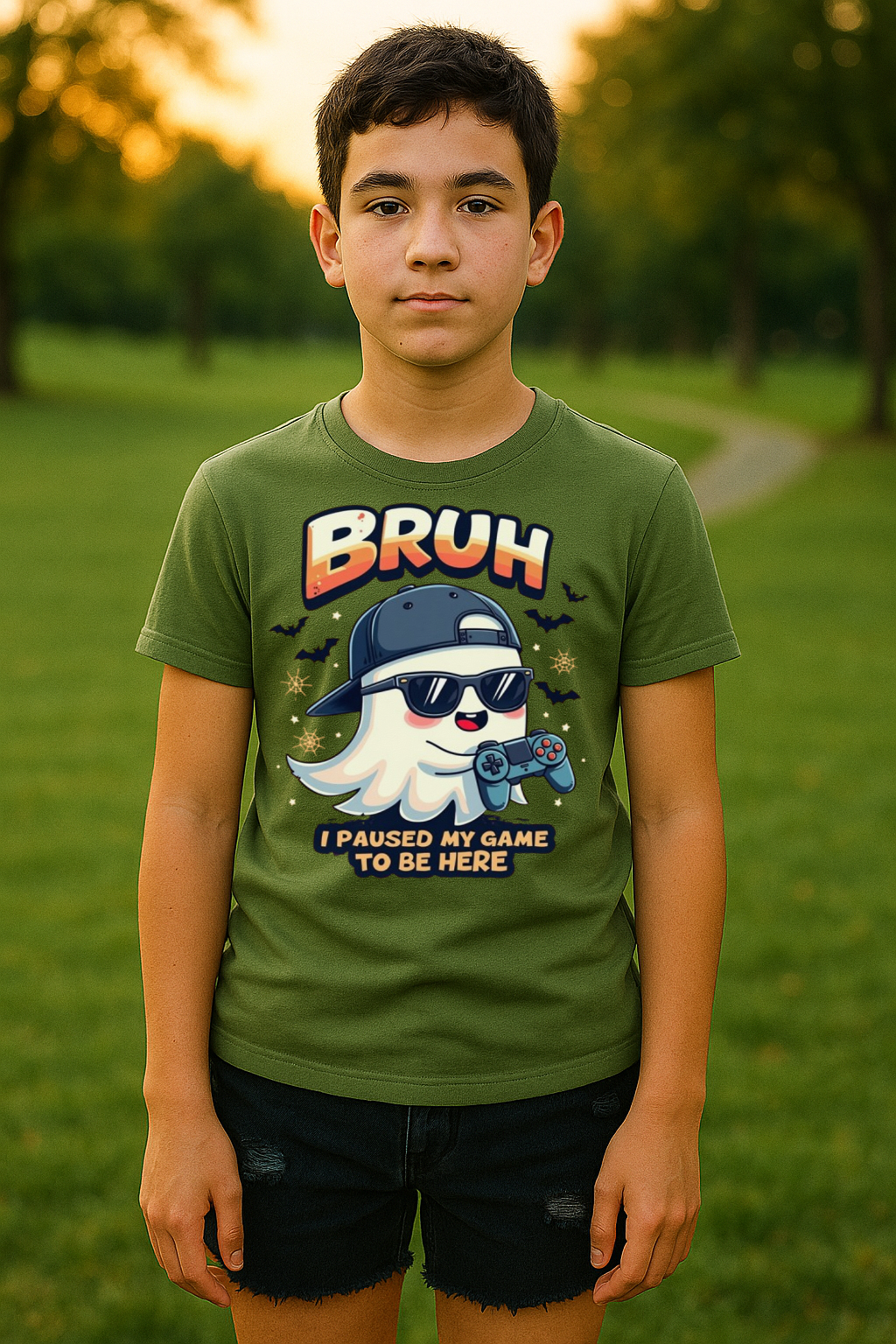 Limited Edition “BRUH” Gamer Tee – Ultra-Soft Luxe Cotton