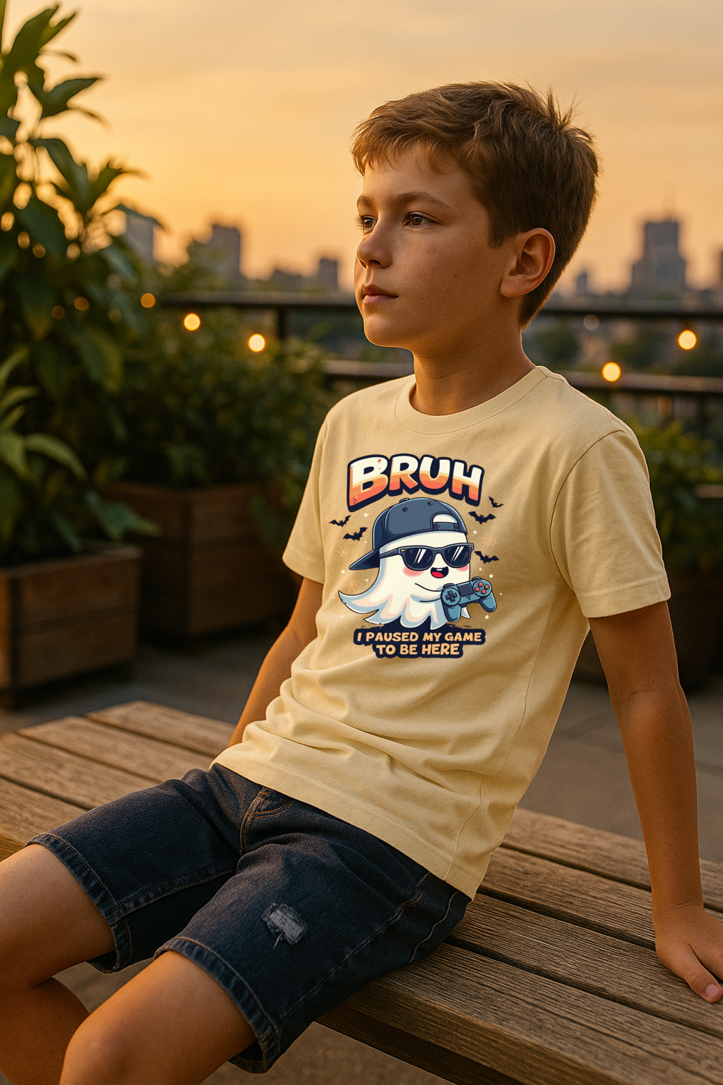Limited Edition “BRUH” Gamer Tee – Ultra-Soft Luxe Cotton
