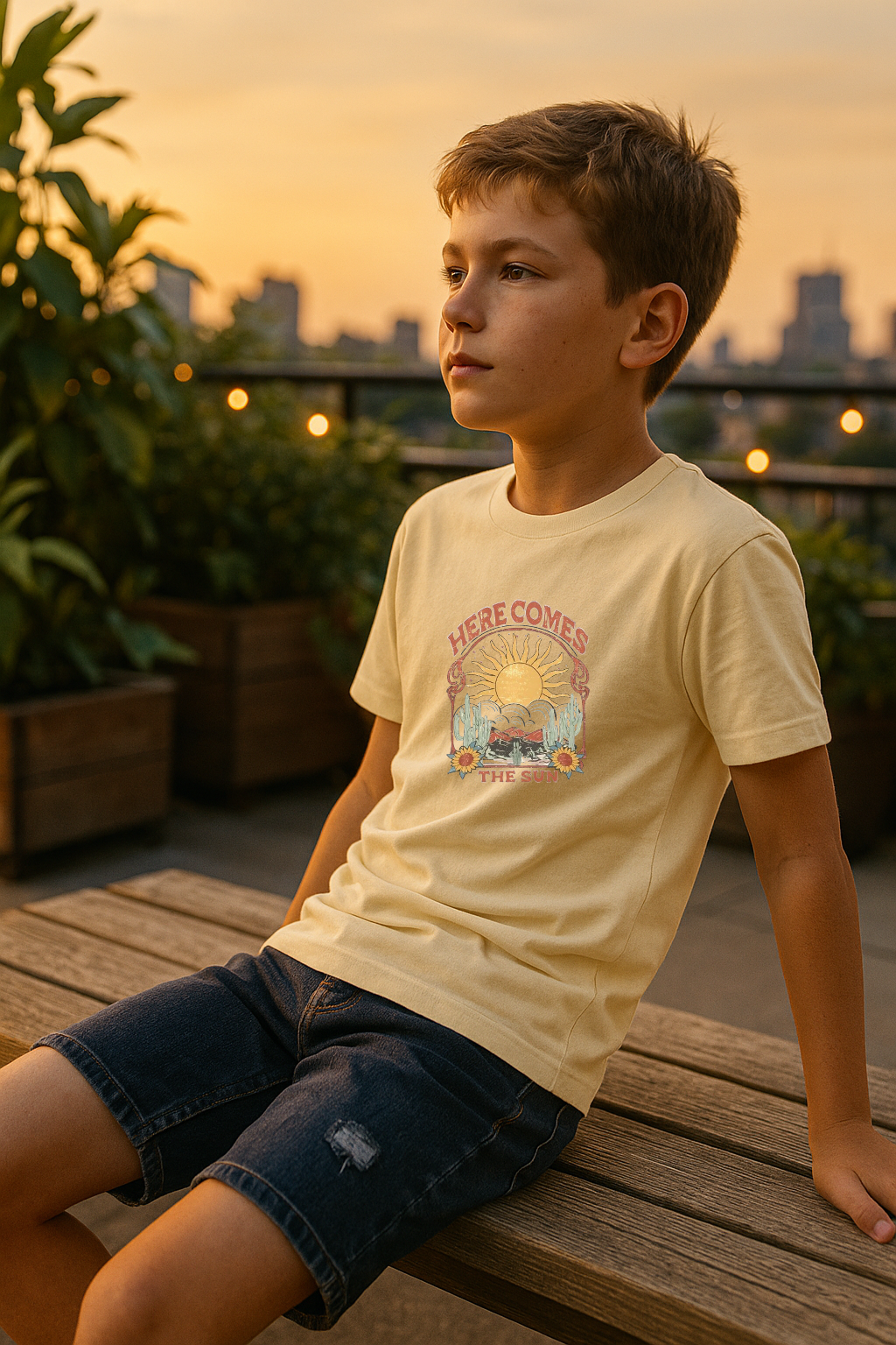 Here Comes the Sun – Uplifting Tee