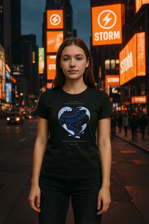 “Break the Silence” Graphic Tee – Emotionally Raw. Powerfully Stylish.
