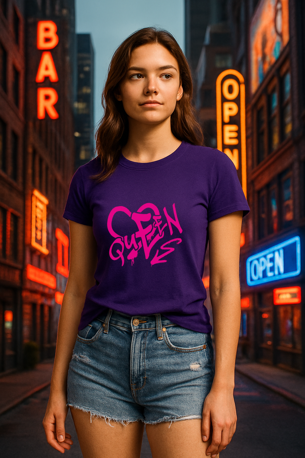 "Graffiti Queen Tee – Reign Loud"