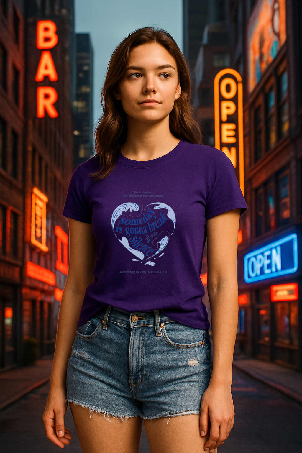 “Break the Silence” Graphic Tee – Emotionally Raw. Powerfully Stylish.
