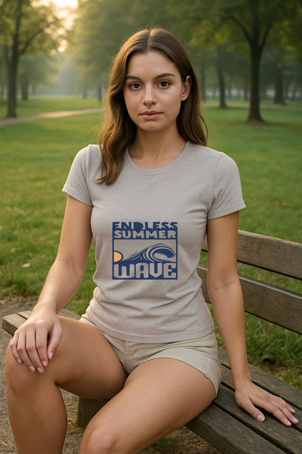 “Endless Summer Wave” Women’s T-Shirt – Coastal Chill Edition 🌊☀️