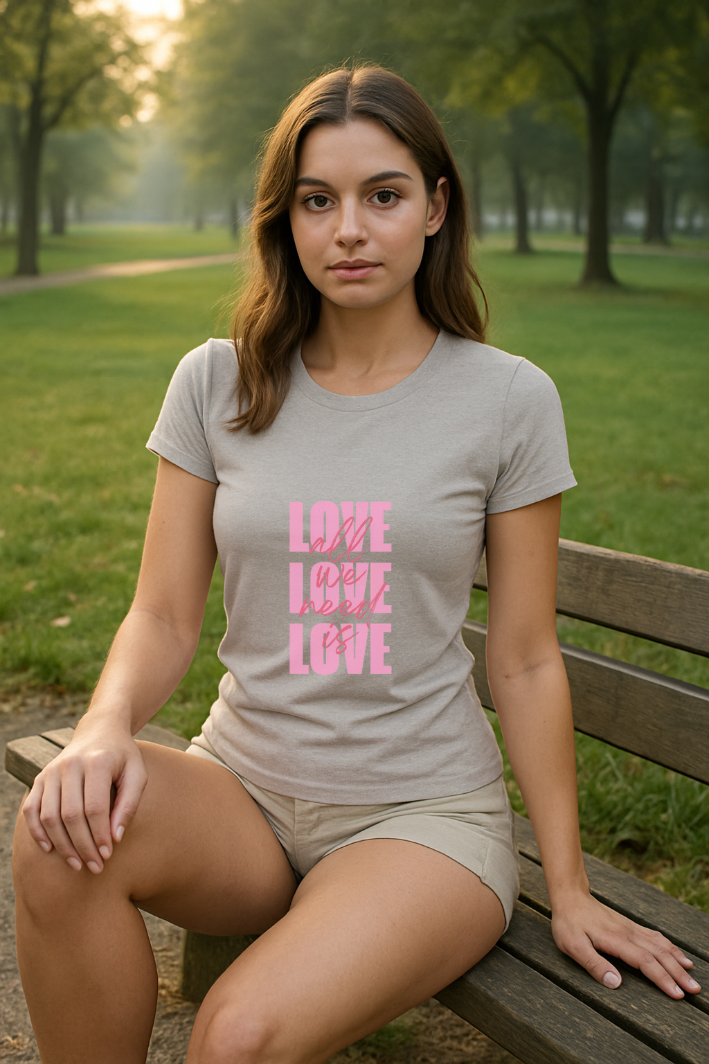 “All We Need Is Love” Statement Tee – A Bold Manifesto of the Heart