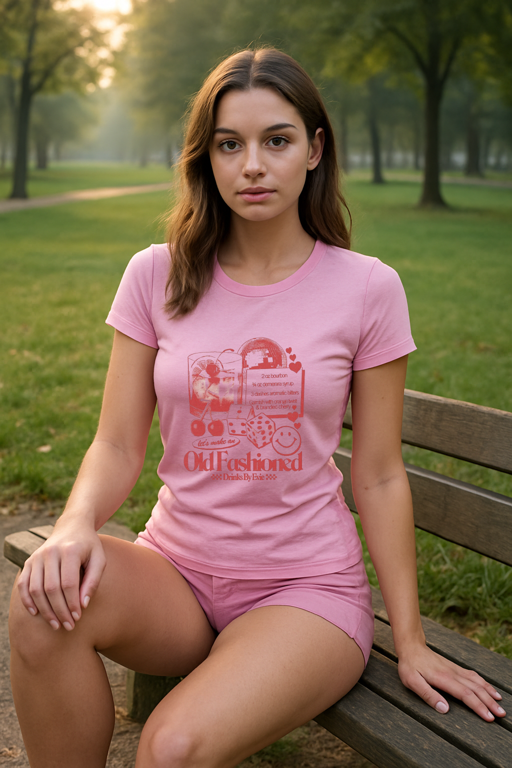 Retro Pour – Old Fashioned Recipe Tee