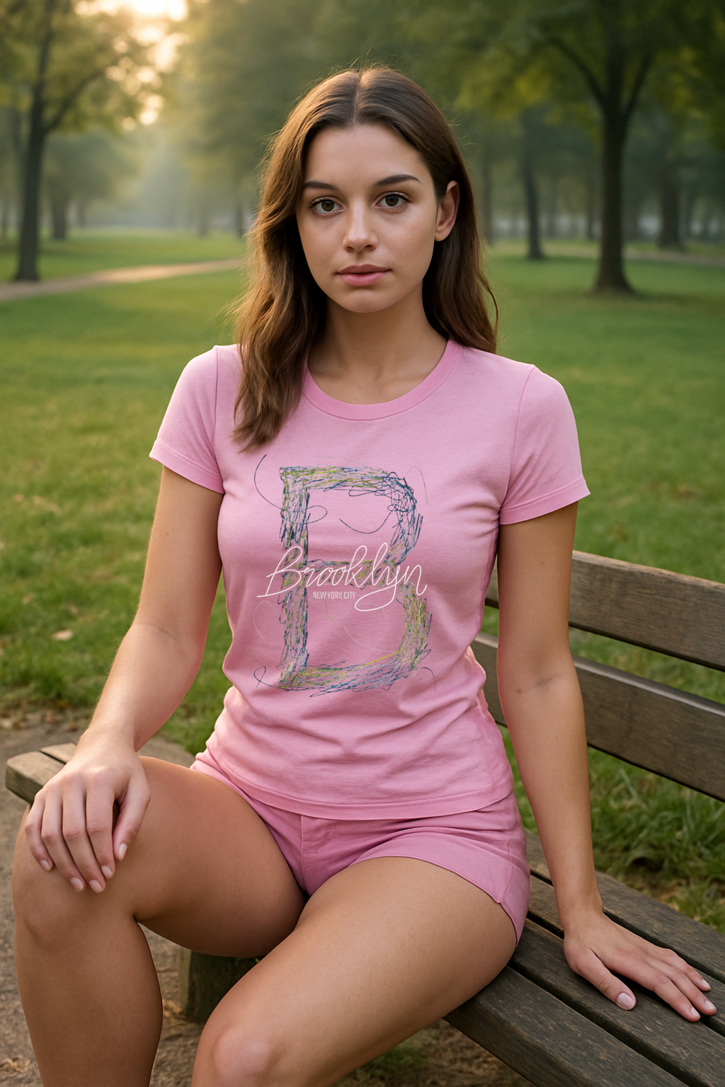 Brooklyn Scribble B – Urban Street Art Tee